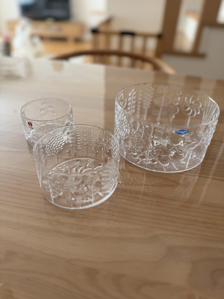 iittala flora】イッタラフローラボウル80mm・100mm・150mmのサイズ比較｜Coffeehometime